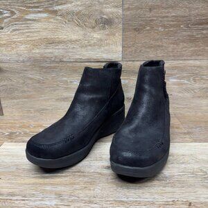 Skechers Pier-Lite Black Size Zip Boot Women's Size 8